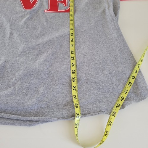 Philadelphia LOVE Fire Department Gray Red Raglan Jersey T Shirt Size 2XL EUC - Picture 6 of 7