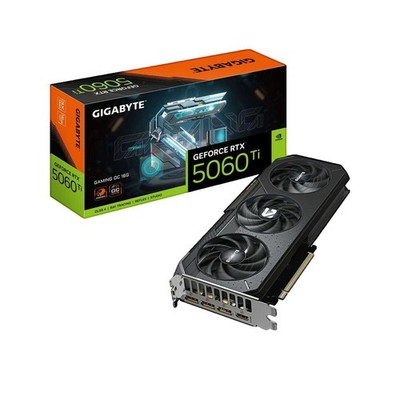 Gigabyte RTX 5060 Ti Gaming OC Grafikkarte 16GB GDDR7 Schwarz
