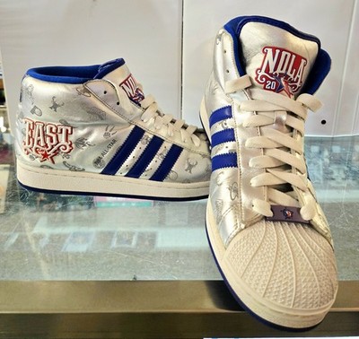**SUPER RARE** Adidas NBA All-Star Pro 2008 NBA All-Star Game!! SILVER Size 11