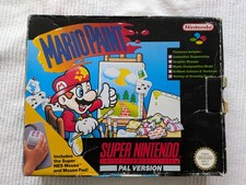Mario Paint and SNES Mouse. SNES/Super Nintendo. PAL Region.
