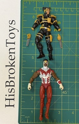 Marvel Universe Falcon & Team X Wolverine Loose $10 Brown Bag Special