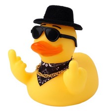 Middle Finger Duck Rubber Duck Car Dashboard Decor
