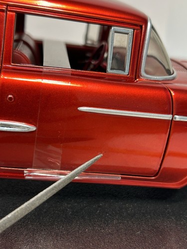 Hot Wheels Classics 2005 1/18 Scale ‘55 Chevy Diecast Car Toy Chevrolet Redline - Picture 22 of 24