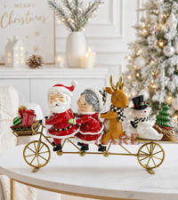 Mackenzie Childs Courtly Check Granny Kitsch Santa Company New No Box