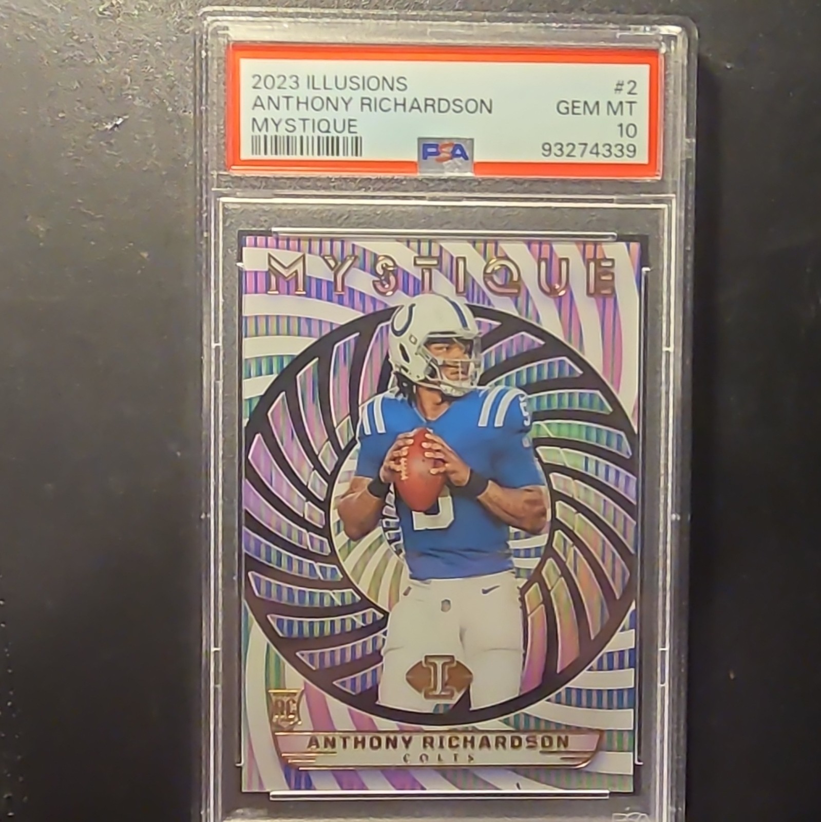 Anthony Richardson Panini Illusions Mystique #2 Base