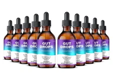 Gut Drops, Max Strength Formula, GutDrops Liquid Supplement (10 Pack)