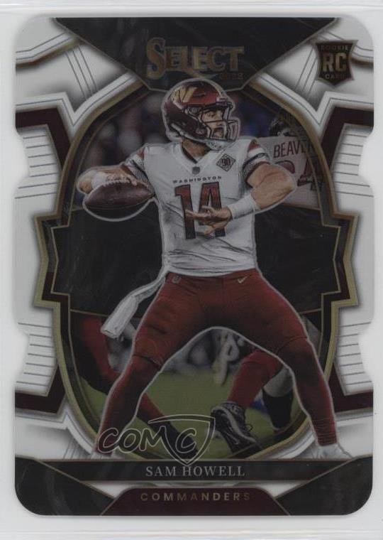 2022 Panini Select Concourse White Prizm Die-Cut 17/99 Sam Howell #76 0r02
