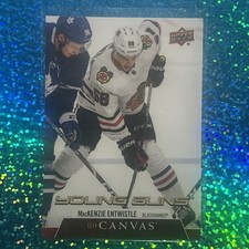 2020-21 Upper Deck #C238 MACKENZIE ENTWISTLE - Young Guns UD Canvas