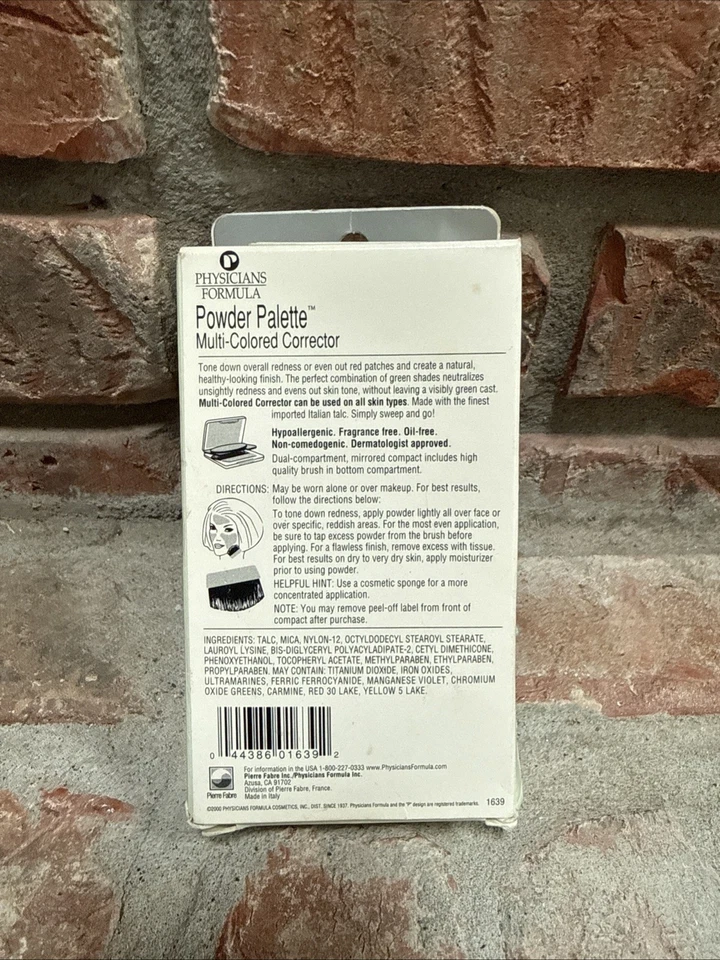 Physicians Formula Powder Palette Multi-Colored Face Corrector # 1639 Green - Image 4 of 4