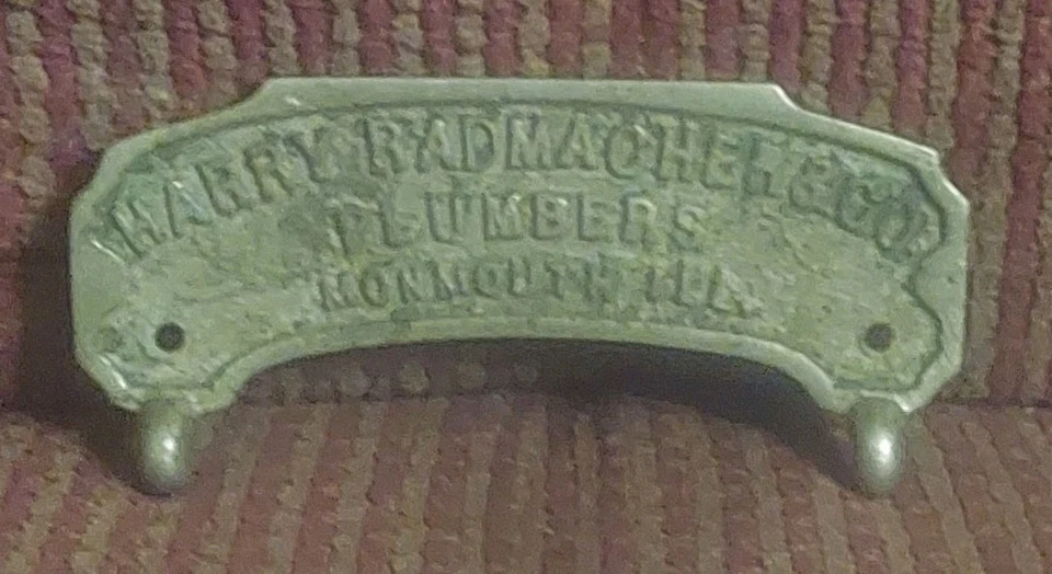 Soporte de papel higiénico Harry Radmacher & Co fontaneros Wolverine latón Worls Monmmoth Foto 2 de 4