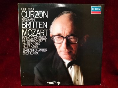 Clifford Curzon Benjamin Britten Mozart- Klavierkonzerte No 20 K466 & No 27 K595