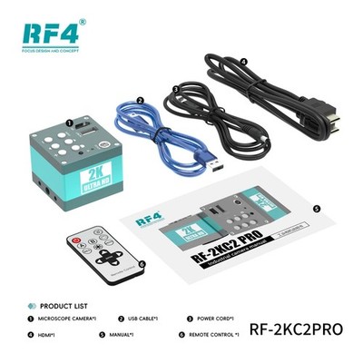 RF4-2KC2PRO HDMI 1080P Camera Video Microscope camera Industrial Electronic T