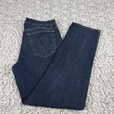 Falls Creek Relaxed Fit Jeans Men's 36x32 Blue Denim Fit