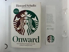 Onward (signed by Starbucks Former CEO Howard Schultz) — NEW 1st Ed. & 1st Print