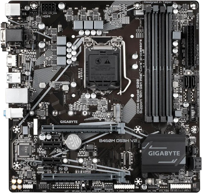GIGABYTE B460M DS3H V2 LGA 1200 Intel B460 Micro-ATX Motherboard