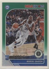 2019-20 Panini NBA Hoops Premium Stock Green Prizm Marial Shayok #252 uk2