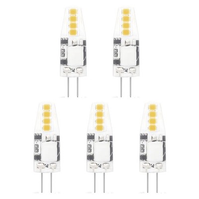 Modee G4 LED Stecklampe 1,8W 180lm 4000K Neutralweiß 12V 5 Stück