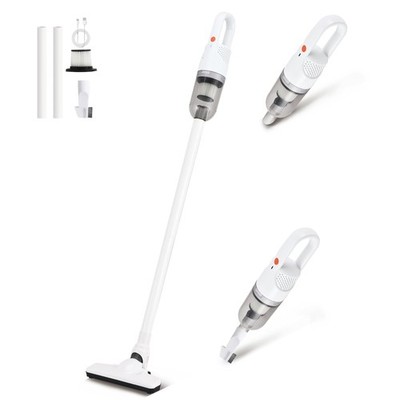 SIPPON 6-in-1 Lightweight Stick Vacuum Cleaner with White Cordless Plugless 