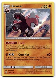 Bewear 56/111 Holo Rare Crimson Invasion