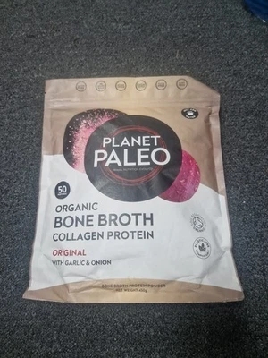 PLANET ORGANIC Planet Paleo Organic Original Bone Broth Collagen Protein 450g. Pack Wear