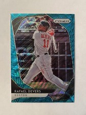 2020 Panini Prizm - Tier II Teal Wave Prizm #173 Rafael Devers