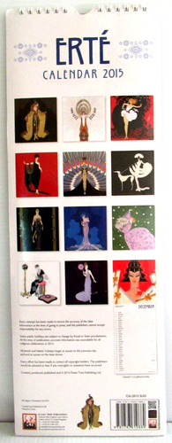 "ERTE / ART DECO / FASHION CALENDAR" (2015) ~ **ART DECO / RETRO FASHION** #66 - Picture 6 of 9