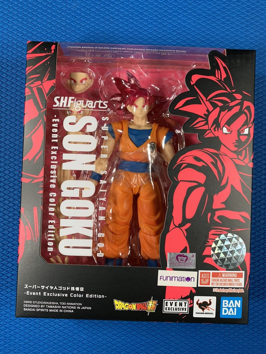 Bandai Tamashii S.H. Figuarts Super Saiyan God Son Goku- Event