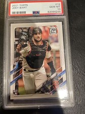 2021 Topps Joey Bart RC PSA 10 Gem Mint #12 Rookie Card SF Giants Baseball 70th