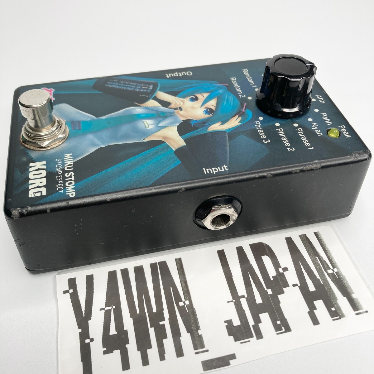 KORG MIKU STOMP エフェクター　中古 KORG Miku Stomp Vocaloid Hatsune Miku 2014 Guitar Effector