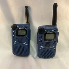 Pair of Unwired Walkie Talkies UFR-308 14 Channel 2-Way Radio Tested Works