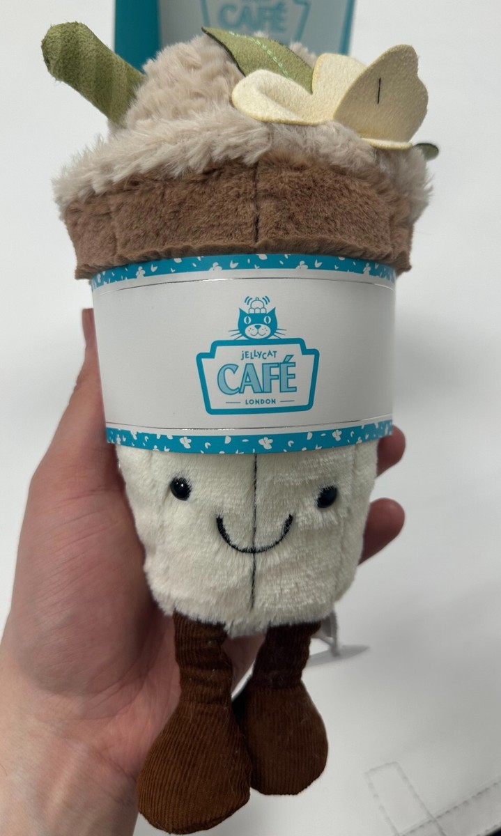 JELLYCAT FLUFFY AMUSEABLES SHANGHAI EXCLUSIVE CAFE YULANIA COFFEE 