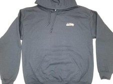 20405 Mens SEATTLE SEAHAWKS Pullover Hooded Hoodie SWEATSHIRT NAVY BLUE New