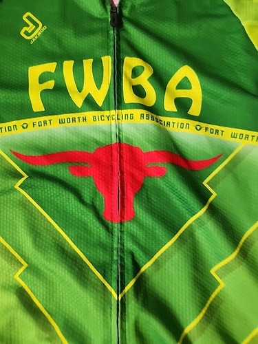 Set Jakroo FWBA Fort Worth Cycling Logo Full Zip Bike Jersey Shorts Womens Small - Picture 6 of 7