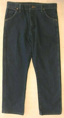 Jean Wrangler Cowboy Garçon Taille 14 Regular - Bleu, Coupe Droite (NEUF Avec étiquettes)