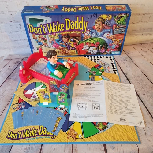 Don't Wake Daddy Parker Brothers Vintage 1992 Board Game Alarm ~Almost Complete
