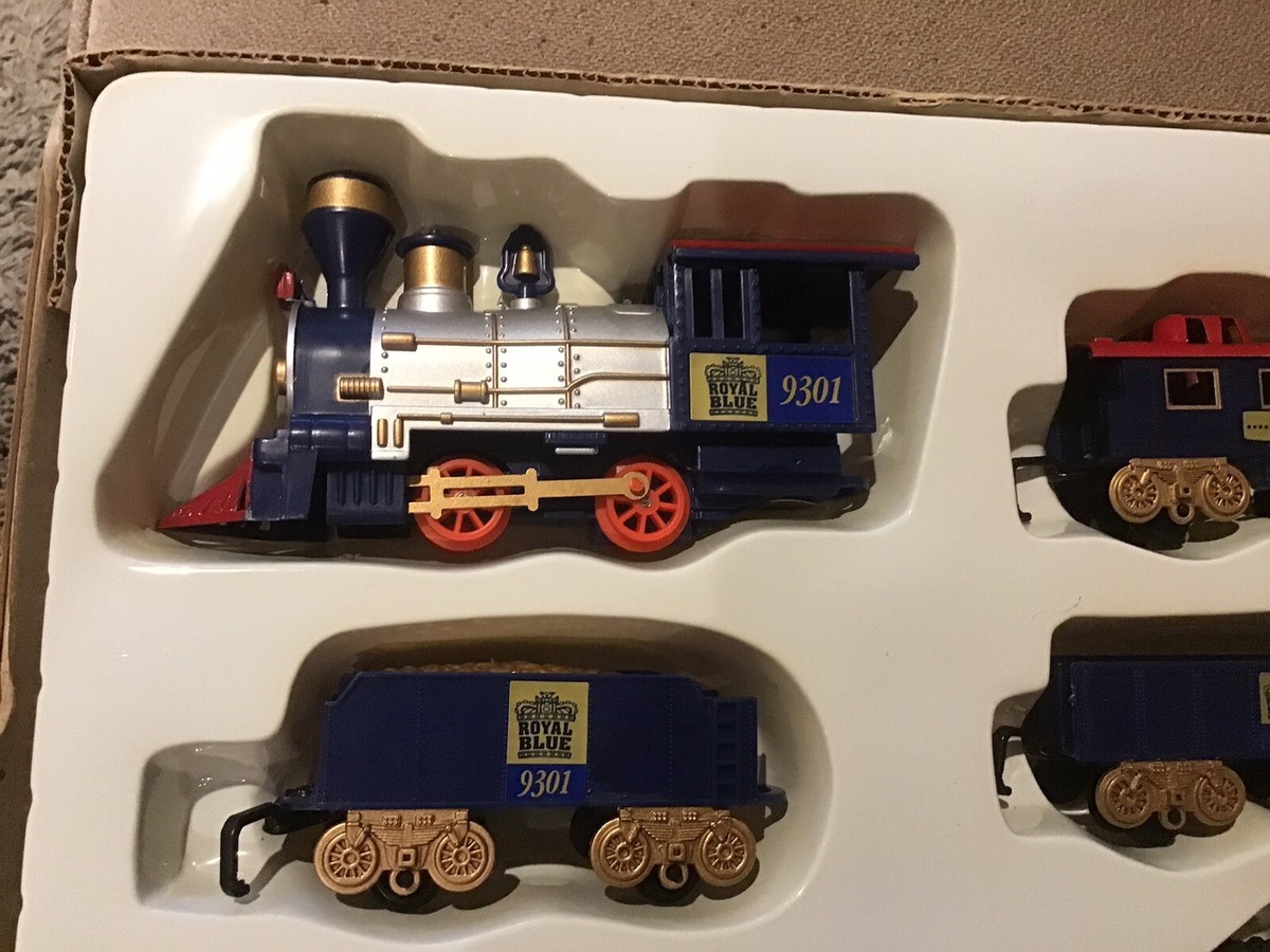 Train électrique Miniature Royal Blue - Jouet Vintage, Plastique, Occasion