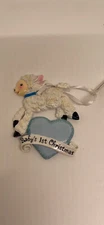 Baby Sheep 1st Christmas Ornament Free Personalized