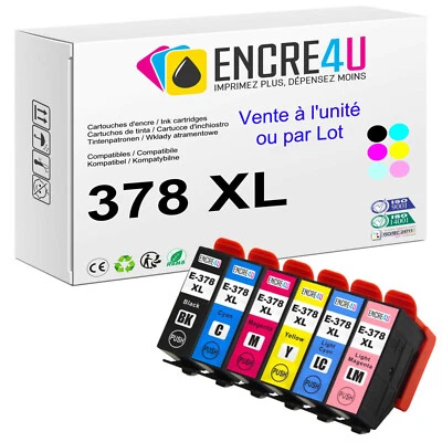 PREMIUM - Cartouches d'encre compatibles avec Epson ( série 378 XL / Ecureuil )