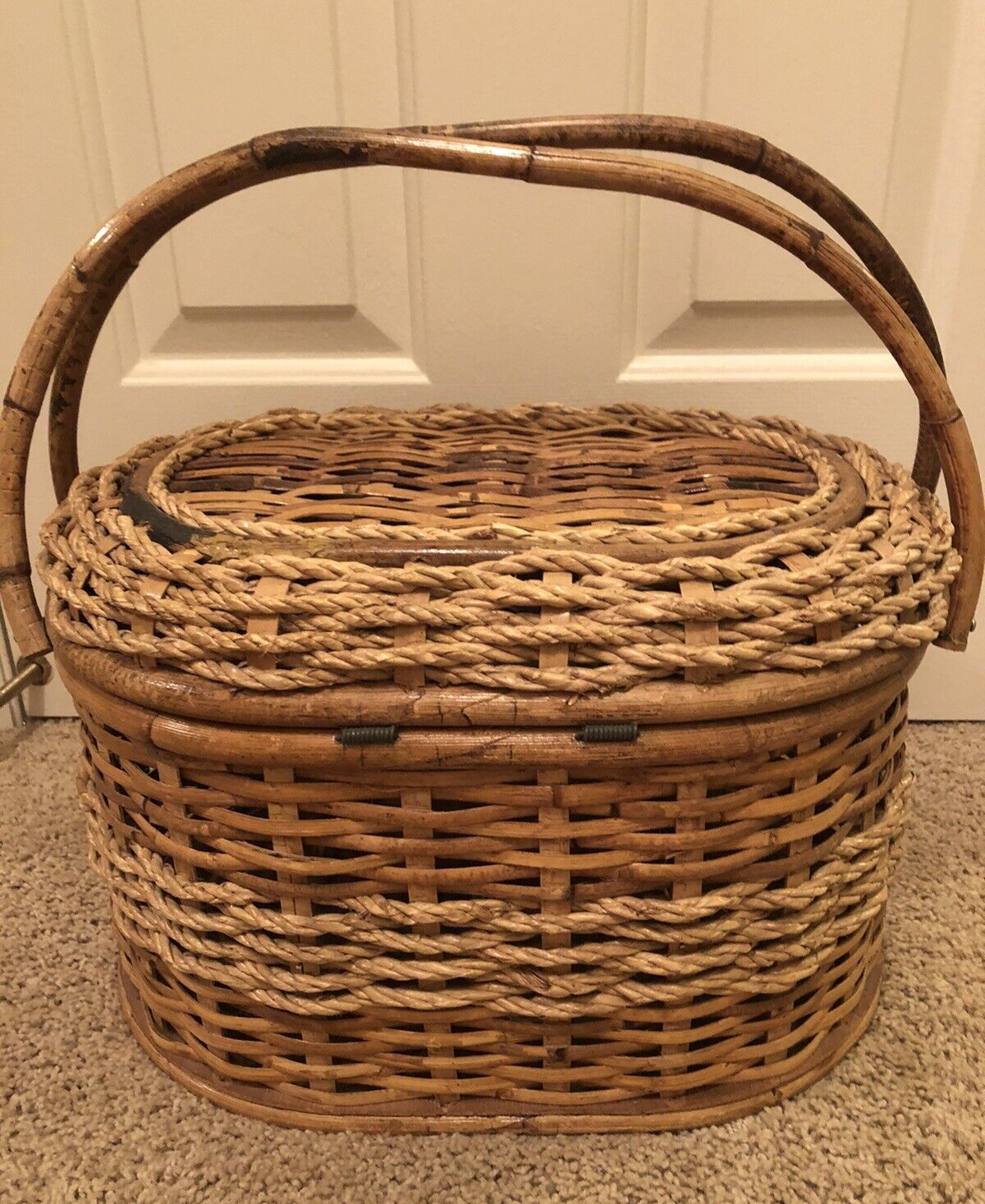 ebay vintage picnic basket
