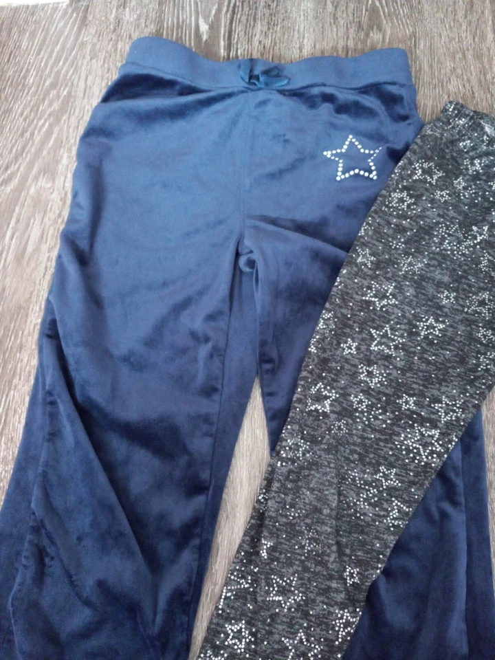 Conjunto de 2 pantalones niñas talla 7/8 Foto 2 de 4