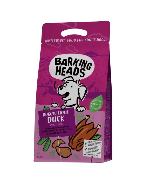 barking heads dog food - Doggylicious Duck 2kg
