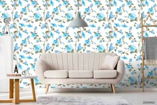3D Floral Pattern Wallpaper Wall Mural Removable Self-adhesive Sticker4287