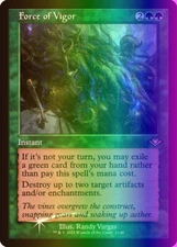MTG Force of Vigor (21/40) Modern Horizons 1 Timeshifts LP FOIL
