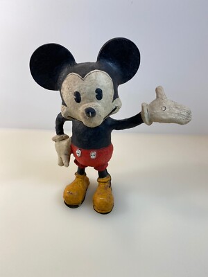 2体セット WALT DISNEY ミッキーマウス フィギュア ヴィンテージ ディズニー ミッキー&ミニー 70sヴィンテージ フィギュア 2体