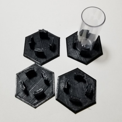 Salifert Cuvette Base Holders - Round - 4 Pack - 3D Printed - Many Colors