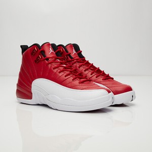 grade school jordan 12 gym red