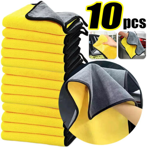 Thicken Microfiber Car Cleaning Towel Soft Quick Drying Window Mirror Wiping Rag