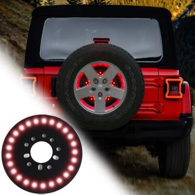 Spare Tire Brake Light Rear Tail Light Third 3rd for Jeep Wrangler TJ JK JL 97+