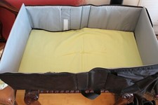 Eddie Bauer Black Portable Travel Baby Bed Changing Table S41