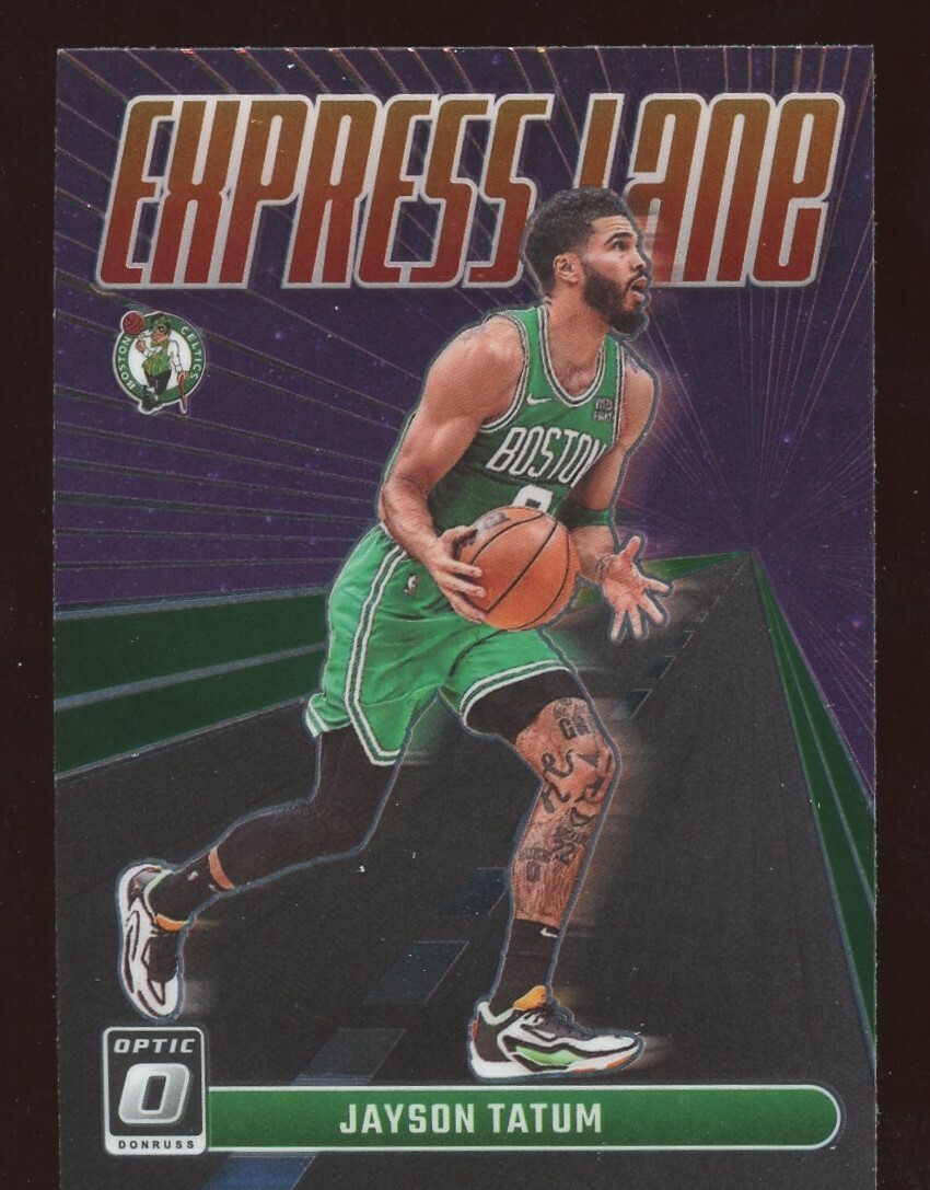 2023-24 Panini Donruss Optic Express Lane Jayson Tatum #12 | eBay